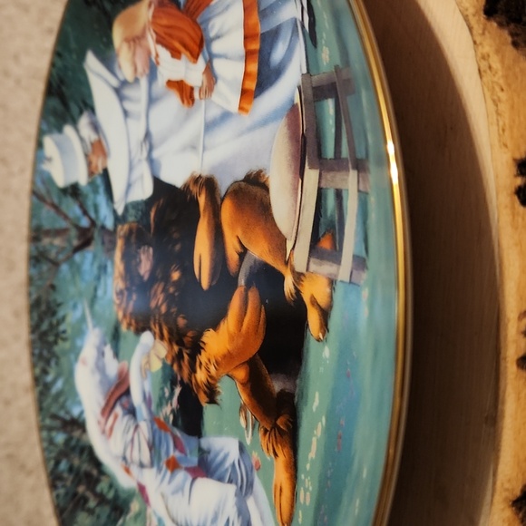 Royal Wickford Alice in Wonderland Lion and Unicorn Collector Plate George Terp - Picture 4 of 7